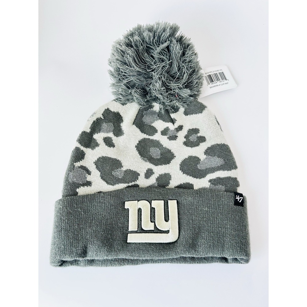 NY Giants '47 Women's Bagheera Cuff Knit Beanie Winter Cap NEW With Tags